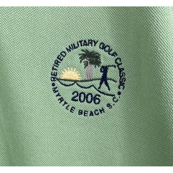 Cutter & Buck Mens Size XL Green Short Sleeve Polo Shirt 2006 Retired Military - Picture 3 of 10